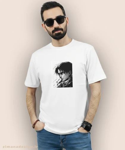 تیشرت مردانه و زنانه طرح اتک آن تایتان شخصیت ارن نیگر کد 929