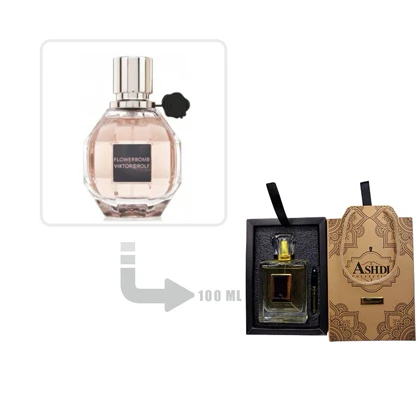 عطر ادکلن ویکتور اند رولف فلاور بمب زنانه 100 میل اشدی Viktor & Rolf Flower Bomb for Woman Ashdi 100ml