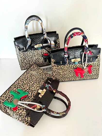 کیف هرمس پلنگی