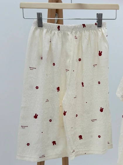 ست لباس راحتی بلوز و شلوارک کد 113