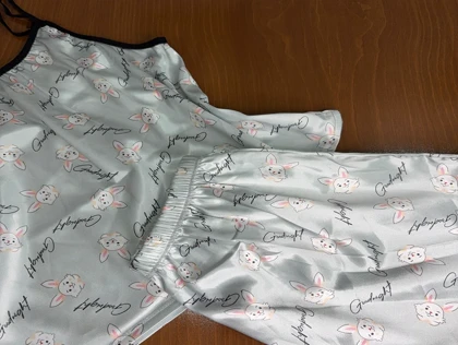 ست تاپ و شلوارک طرح خرگوش 197