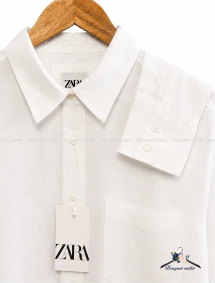 شومیز سفید زارا ZARA