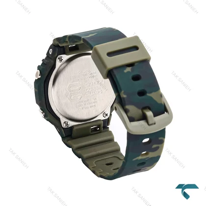 ساعت جیشاک زنانه GMA-S2100 سبز چریکی G-shock-6404-L