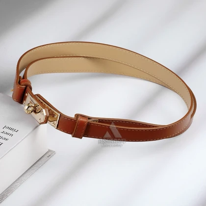 کمربند زنانه هرمس Hermes Kelly Leather Belt BL197