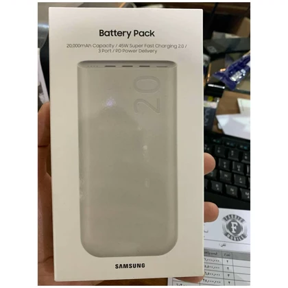 پاور بانک سوپر فست شارژ تایپ سی 45 وات 20000 سامسونگ EB-P4520