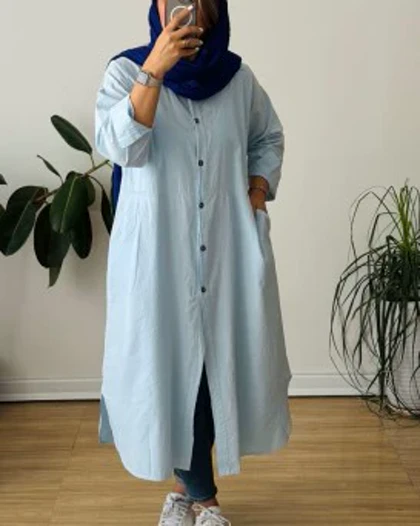 پیراهن مانتویی شهرزاد