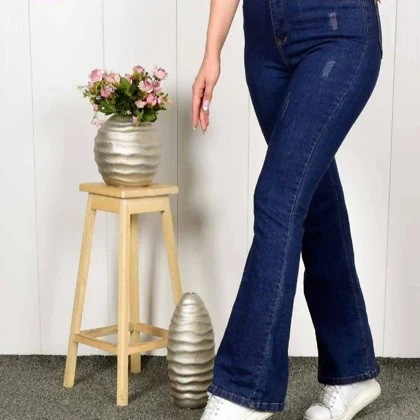 شلوار جین ترک مدل دمپا بوتکات کد 10102