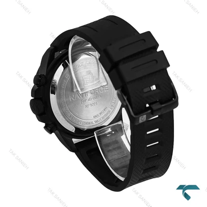ساعت نیوی فورس NF9221 مردانه دوزمانه مشکی NaviForce-6966-G