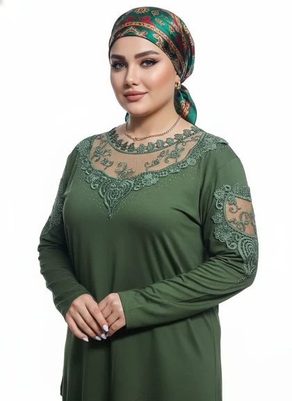 شومیز گیپوردار مدل دلسا کد 50274