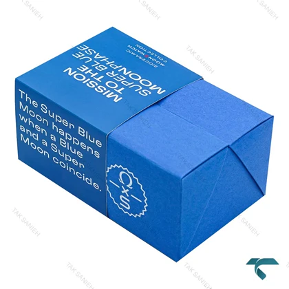 جعبه اورجینال ساعت امگا سواچ ماموریت به ماه آبی Swatch-Box-7797-U