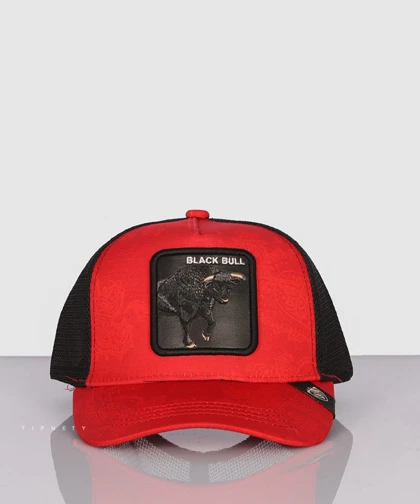 کلاه کپ Black Bull قرمز مدل گورین 1859