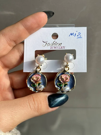 گوشواره مینا کاری Mi2