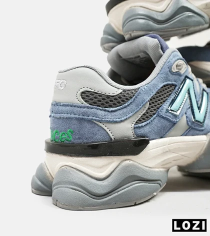 کفش کتانی مردانه آبی خاکستری NEW BALANCE 9060