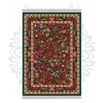 فرشینه از جنس پارچه هازان مخمل ترک طرح سنتی و مدرن برند دفه کد DHU250