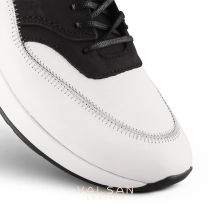 کفش روزمره مردانه چرم یلسان مدل فریان کد 580-GN