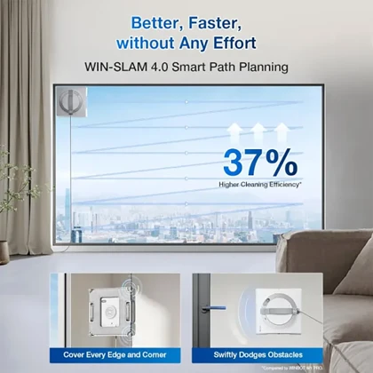 ربات شیشه پاک کن اکووکس ECOVACS مدل WG852-11 با مسیریابی هوشمند