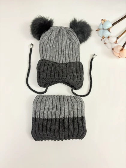 کلاه و شالگردن بچگانه دخترانه و پسرانه