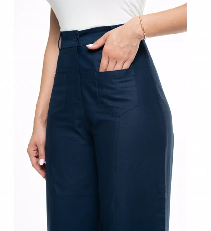 شلوار پارچه ای جیب‌دار زنانه CL3200