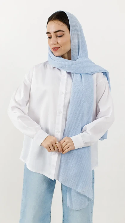 شومیز سفید بیسیک