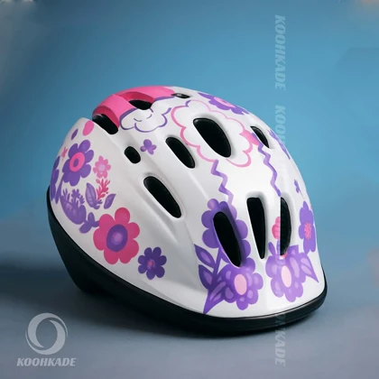 کلاه دوچرخه بچه گانه ROCKY طرح FLOWER مدل HB-6-2