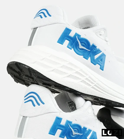 کفش کتانی سفید آبی HOKA