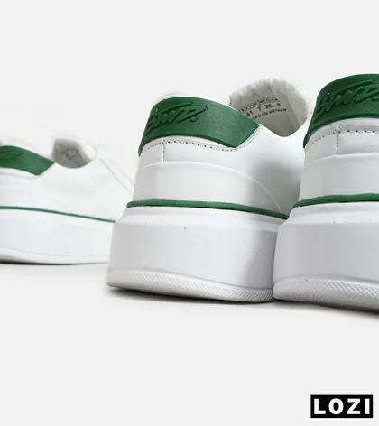 کفش اسنیکرزمردانه سفید سبز PULL & BEAR