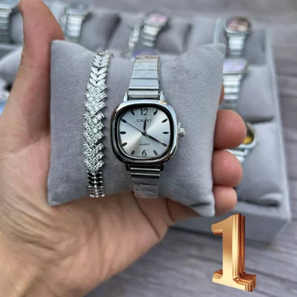 ساعت مچی زنانه کاسیو Casio مدل کلاسیک رنگ سفید