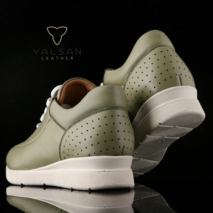 کفش روزمره زنانه چرم یلسان مدل نیها کد 629-GN