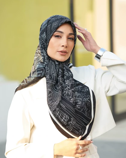 روسری ابریشم قواره 90 30183