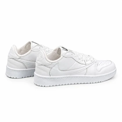 کفش کتانی مردانه مدل نایکی ترویس سفید تمام Nike travis