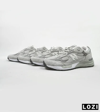 کفش کتانی طوسی سبز Newbalance 992