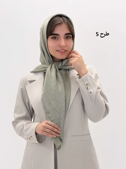 4586-روسری ژاکارد شهرزاد