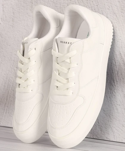 کفش ونس سفید مردانه ساده 2225