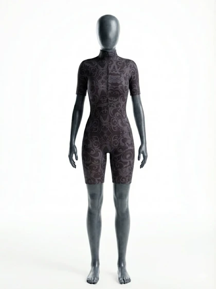 مایو اسپیدو نیم زیپ ضد کلر 001