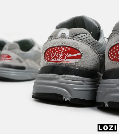 کفش کتانی بزرگ پا طوسی NEW BALANCE 993