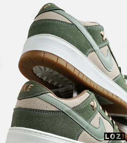 کفش کتانی بزرگ پا سبز کرم نایک NIKE SB
