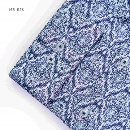 پیراهن مردانه طرح دار سفید XL کد 165528