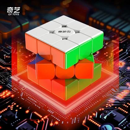 مکعب روبیک 3×3 کای وای QiYi مدل Warrior M UV مغناطیسی