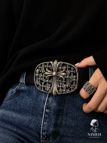 کمربند کروم هارتز مدل Cross 🖤