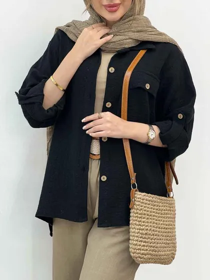 شومیز تک جیب سیما