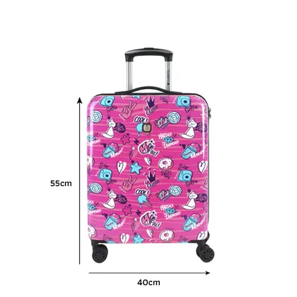 چمدان جنس سخت گابل اسپانیا مدل STICKER - سایز کوچک