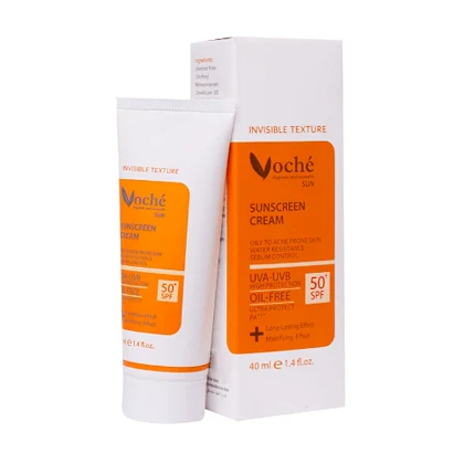 کرم ضد آفتاب SPF50 وچه مناسب پوست چرب و مستعد آکنه 40 میل