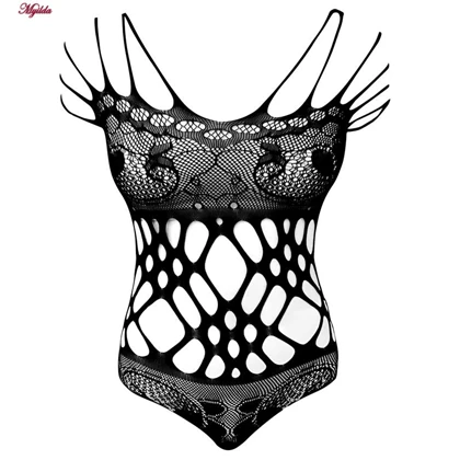 بادی فانتزی مدل فیشنت کد 4855-7039 رنگ مشکی