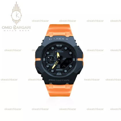 ساعت مچی کاسیو جی-شاک بند نارنجی Casio G-Shock GA-B001FL-4AJF