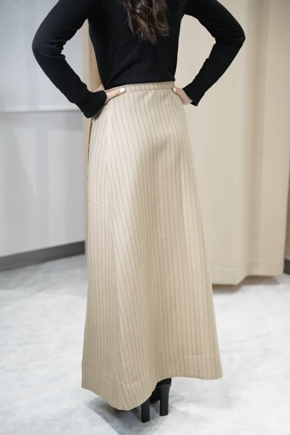 دامن پشمی پیرامید