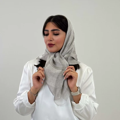 روسری ویسکوز چهارخونه