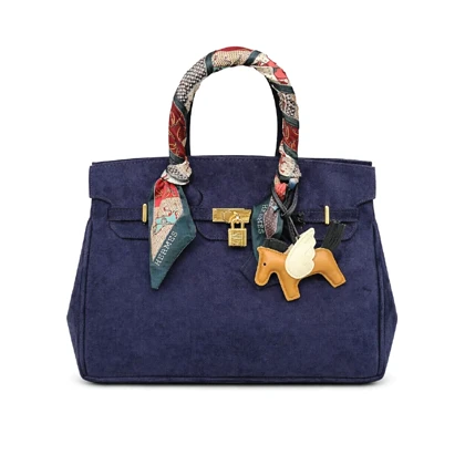کیف وارداتی HERMES بزرگ سرمه‌ای هرمس