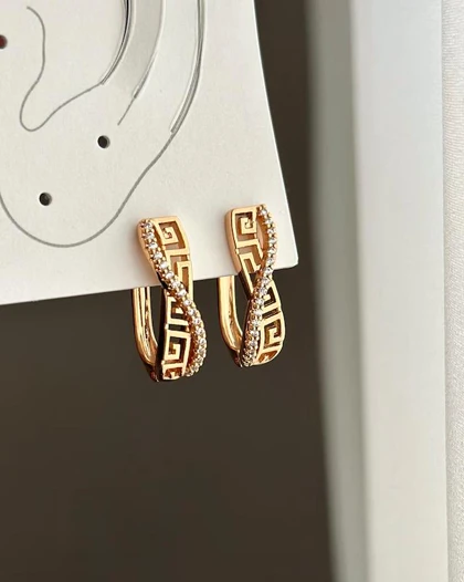 گوشواره ورساچه خطی ژوپینگ