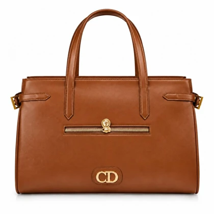 کیف وارداتی Dior چرم عسلی بزرگ/ دیور