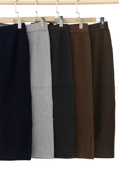 دامن بافت پشت چاک کد1004594